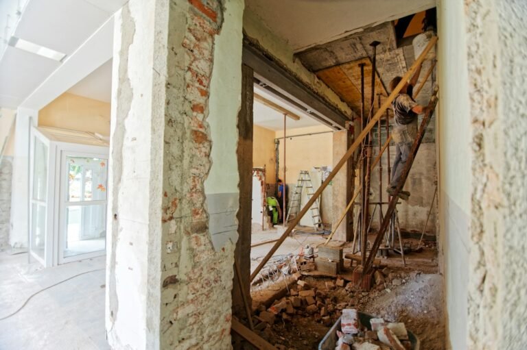 Property under renovation, showing the kind of fix-and-flip project a hard money loan funds
